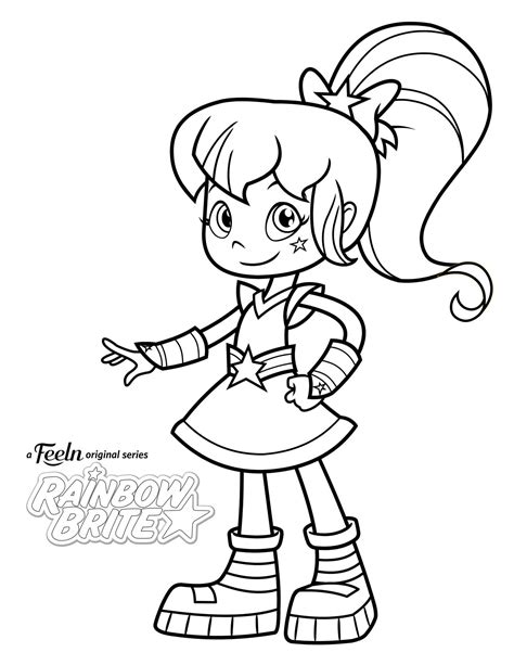 Download or print Rainbow Brite And Twink Ride Beautiful Starlite Coloring Page for free plus other related Rainbow Brite coloring page. . Rainbow brite coloring pages
